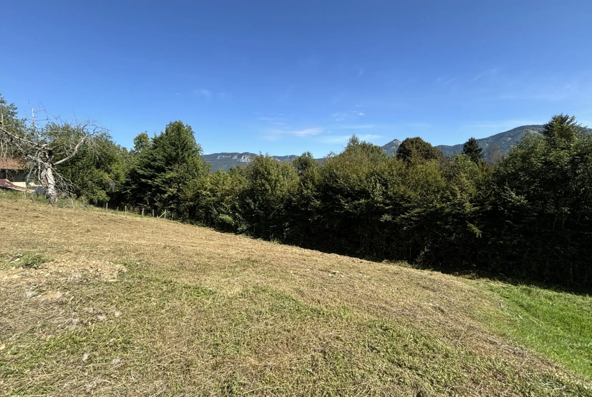 Terrain à vendre à Curienne - 753 m² dans lotissement calme idéal pour construire 