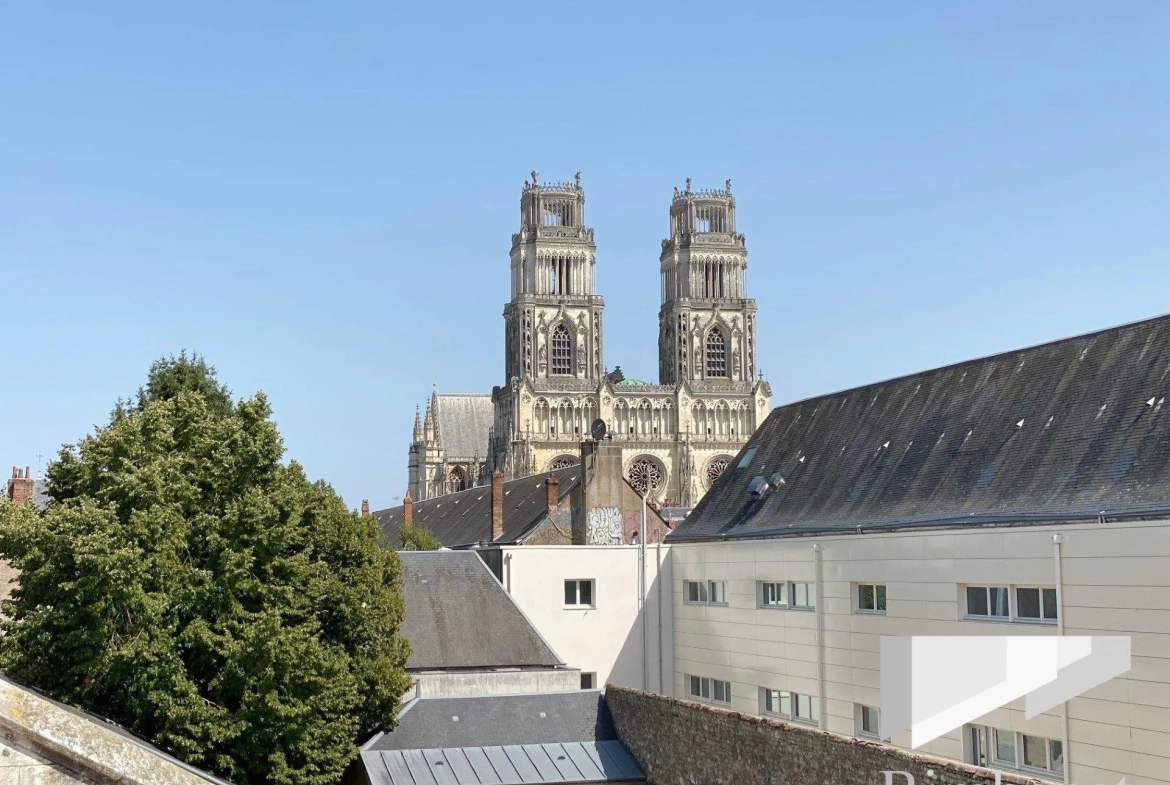 Appartement T2 lumineux de 55,81 m² à Orléans avec vue dégagée 
