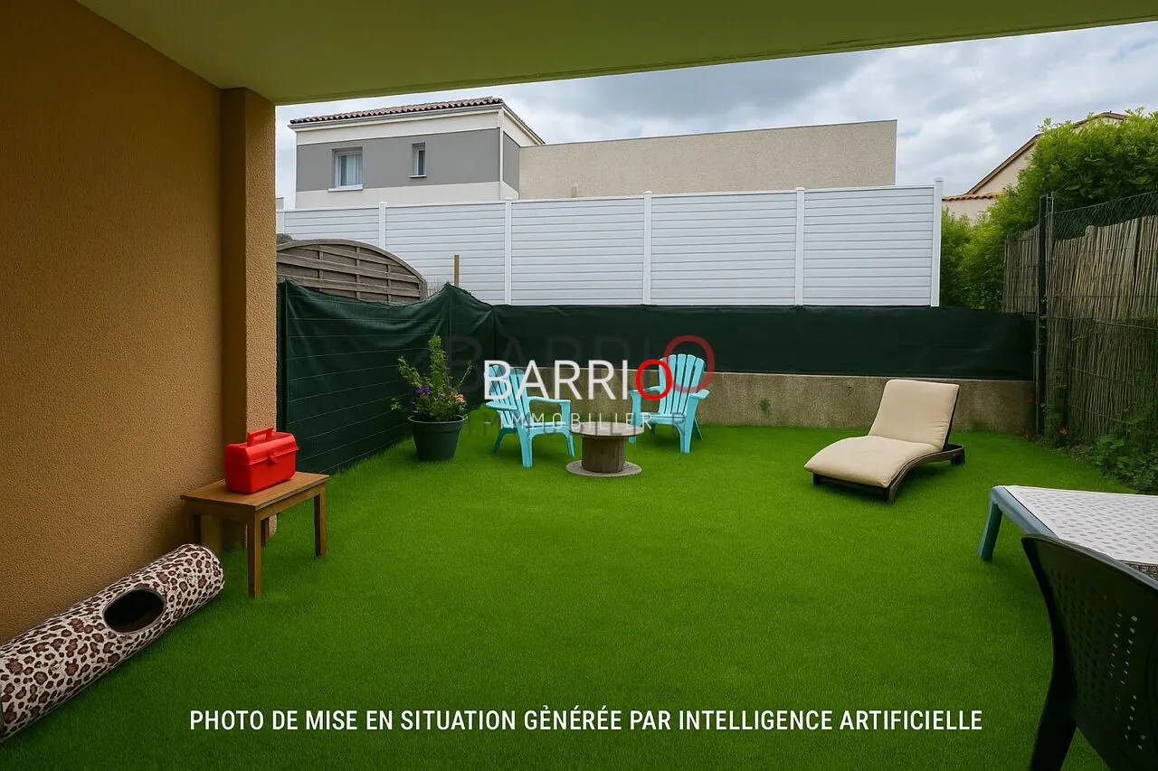 Bel appartement T2 avec jardin et parking à Latour-Bas-Elne 