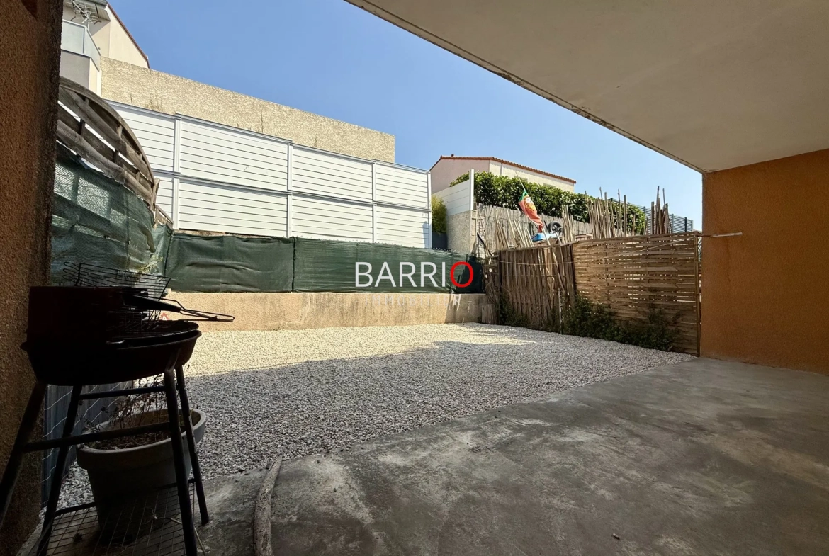 Bel appartement T2 avec jardin et parking à Latour-Bas-Elne 