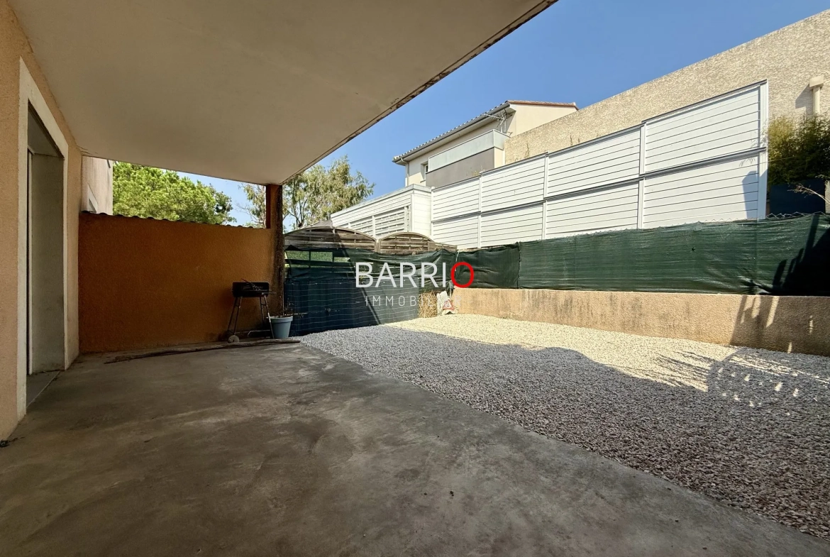 Bel appartement T2 avec jardin et parking à Latour-Bas-Elne 