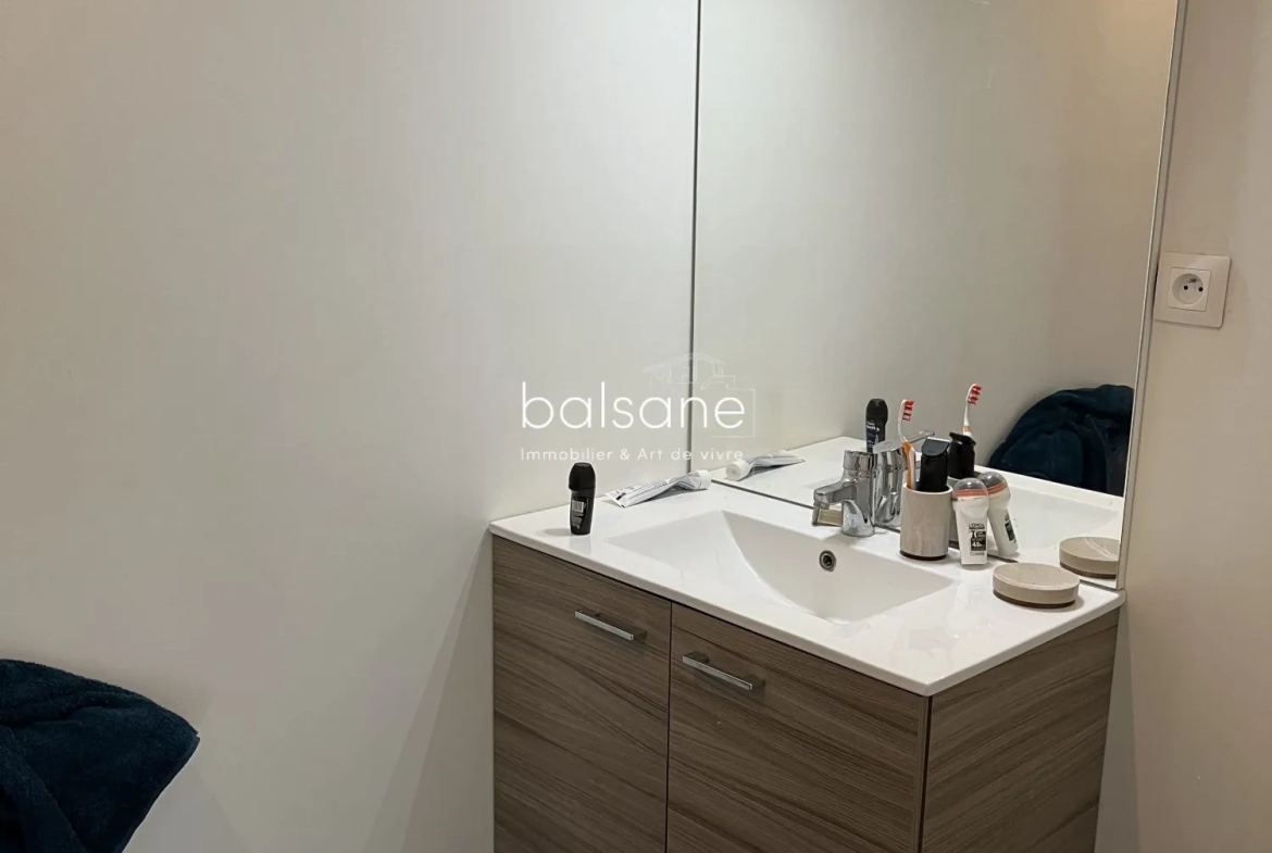 Appartement T2 loué avec terrasse et double parking à Deville-lès-Rouen 