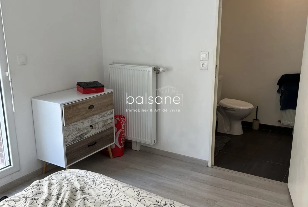 Appartement T2 loué avec terrasse et double parking à Deville-lès-Rouen 