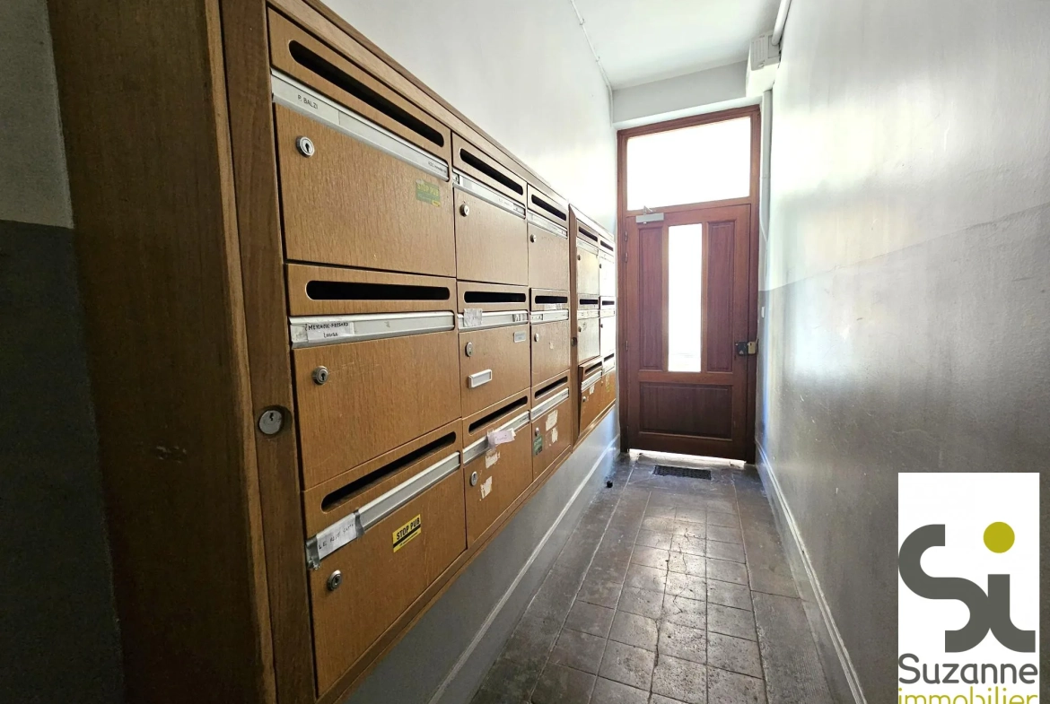 Studio à vendre à Grenoble secteur Estacade - Dernier étage, à rénover 