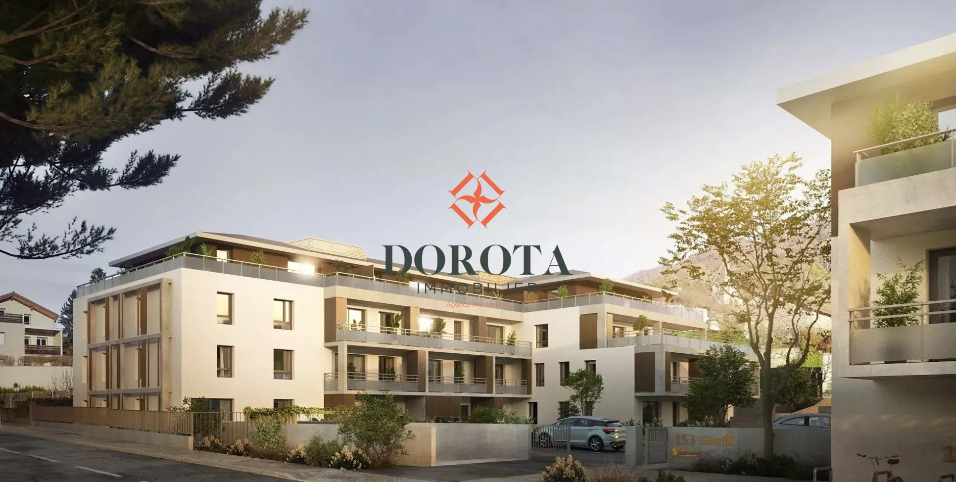 Appartement T2 neuf de 47m² au Versoud avec garage, résidence sécurisée 