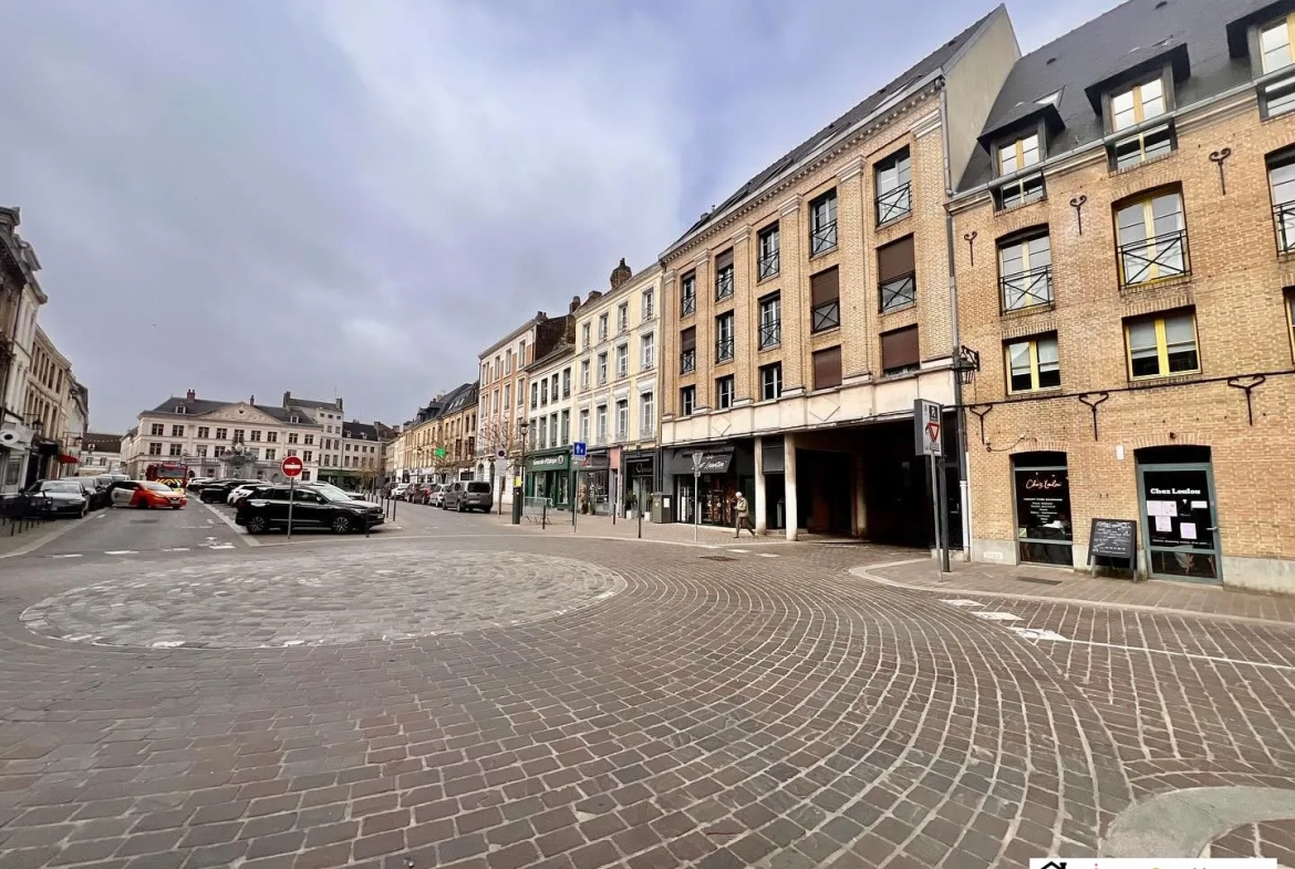 Appartement T2 de 56 m² avec ascenseur à Saint-Omer, Vue Ville, Proche commodités 