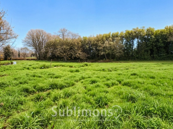 Terrain constructible de 2 700 m² à Grand Champ près de Vannes