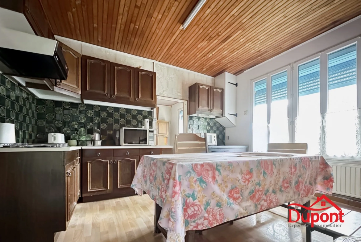Maison ancienne à vendre à Busigny avec jardin et 3 chambres 