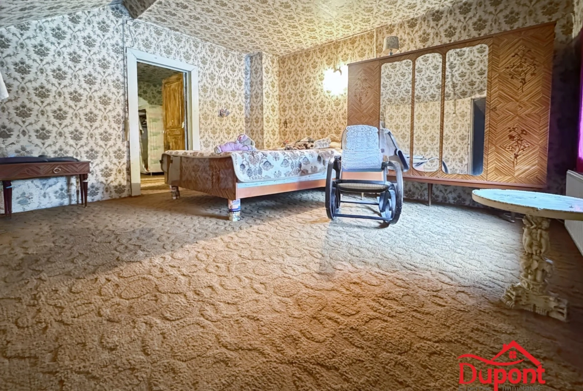 Maison ancienne à vendre à Busigny avec jardin et 3 chambres 