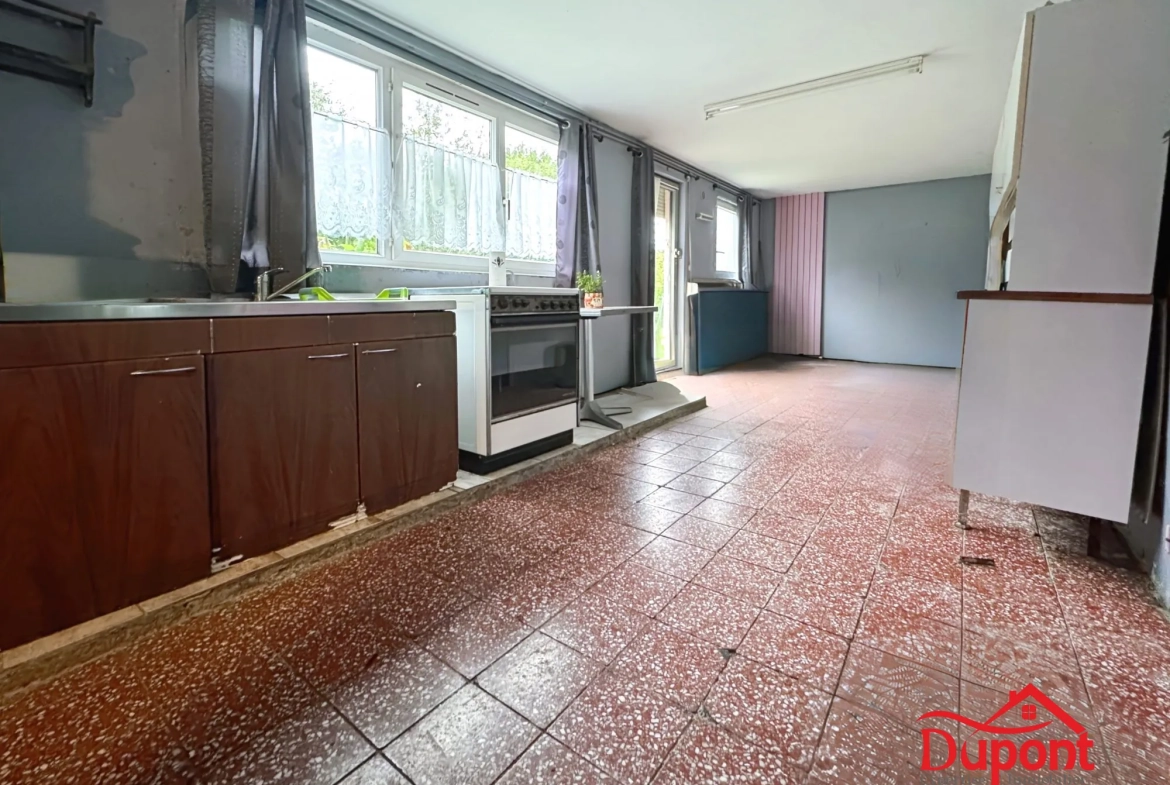 Maison ancienne à vendre à Busigny avec jardin et 3 chambres 