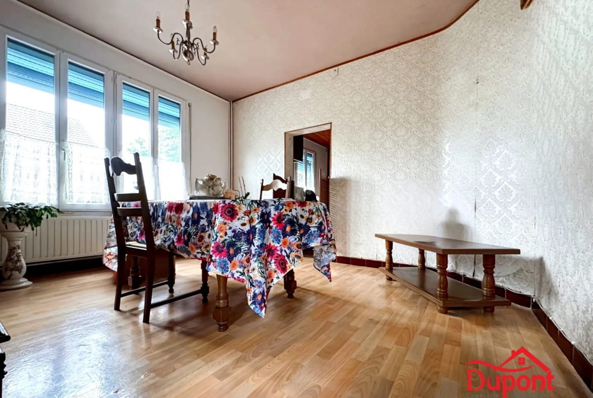 Maison ancienne à vendre à Busigny avec jardin et 3 chambres 