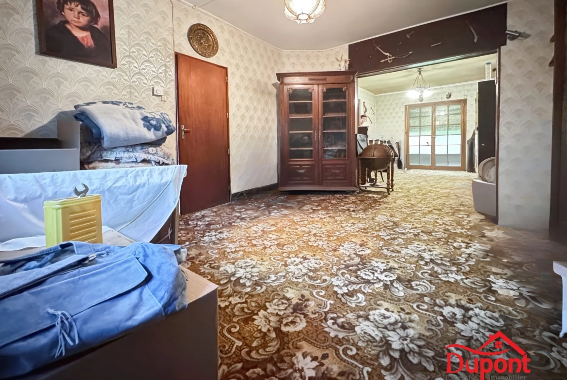 Maison ancienne à vendre à Busigny avec jardin et 3 chambres 