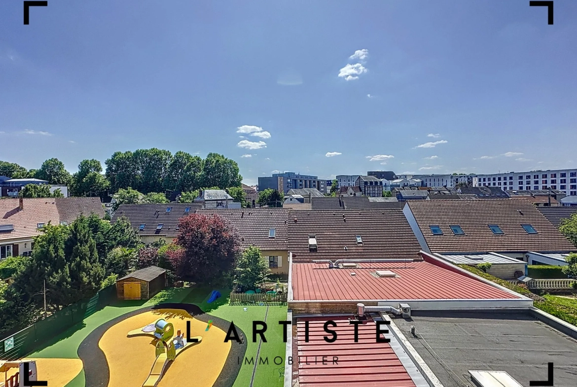 Appartement T4 rénové avec vue à Rouen (76100) - Proximité Jardin des Plantes 