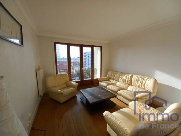 Appartement T2 à Saint-Etienne avec Grand Balcon - Quartier Vivaraize