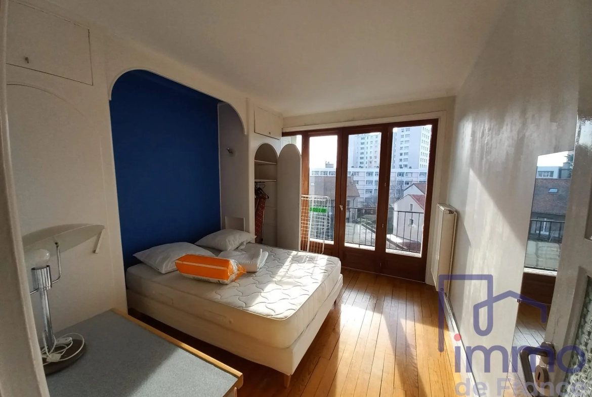 Appartement T2 à Saint-Etienne avec Grand Balcon - Quartier Vivaraize 
