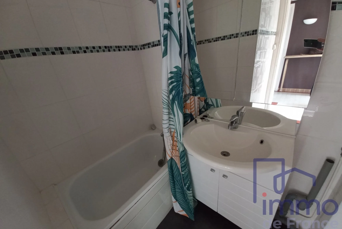 Appartement T2 à Saint-Etienne avec Grand Balcon - Quartier Vivaraize 