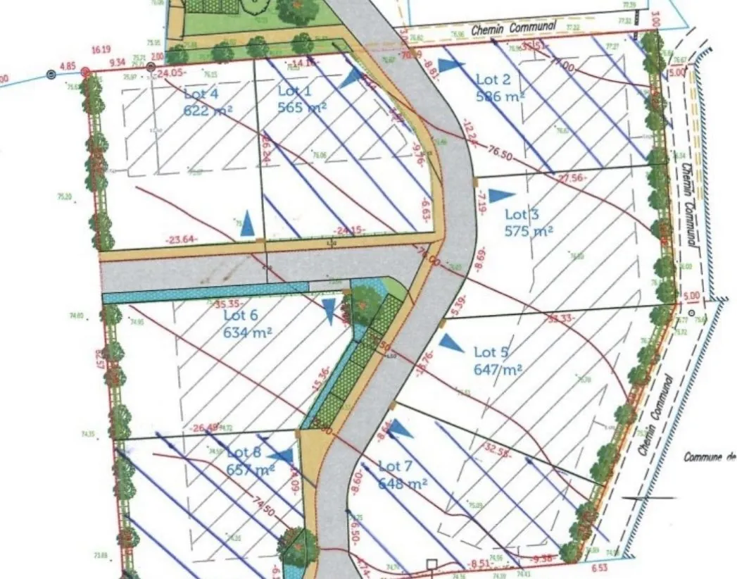 Terrain en vente de 622 m² à Goulien dans le Cap Sizun 