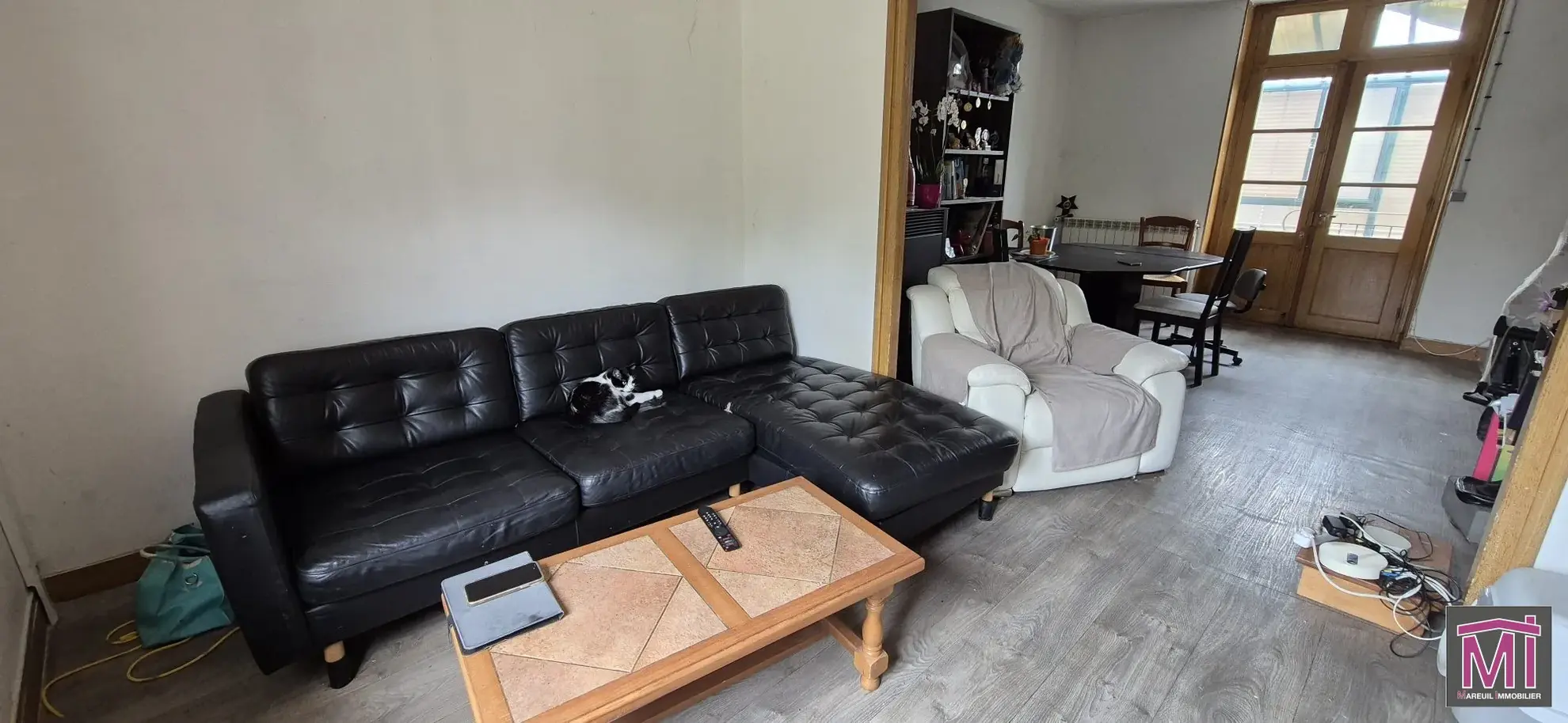 À vendre pavillon 3 chambres avec sous-sol total à Mareuil-sur-Ourcq 