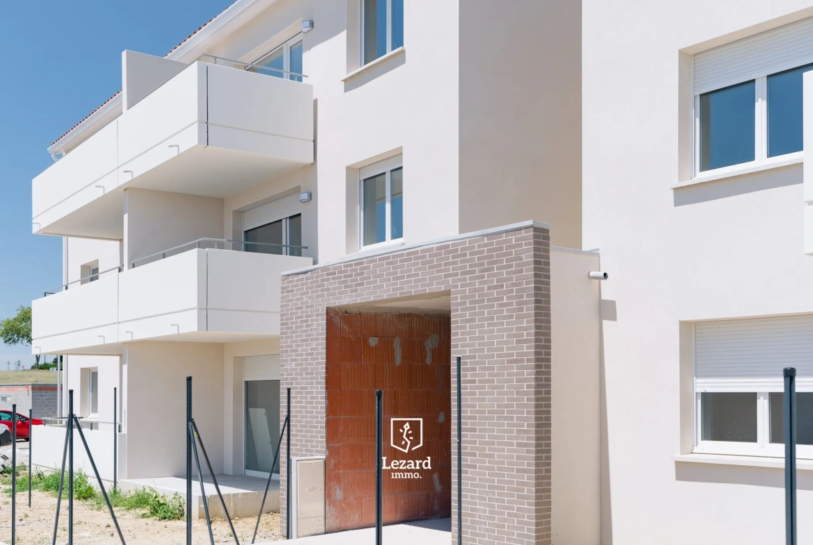 Appartement T2 neuf à Castelnaudary avec balcon en vente 
