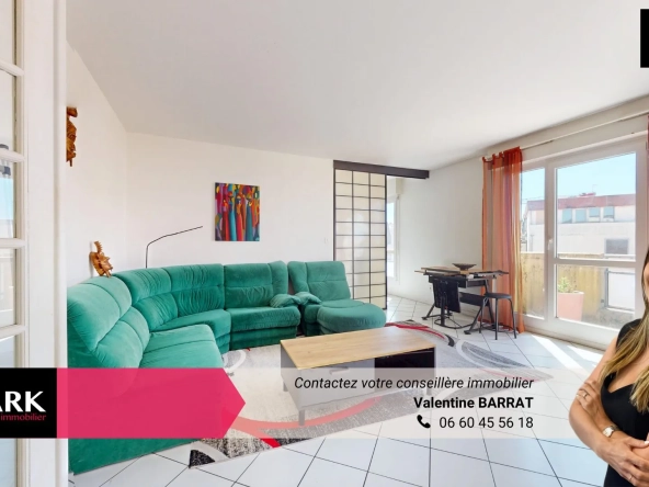 Appartement T4/T5 lumineux avec ascenseur, cave et parking au centre de Belfort
