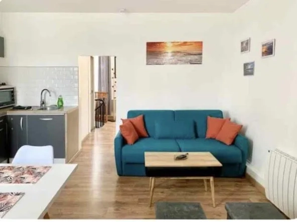 Appartement lumineux de 53 m² au centre de Fécamp avec deux chambres mansardées