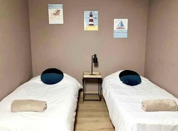Appartement lumineux de 53 m² au centre de Fécamp avec deux chambres mansardées 