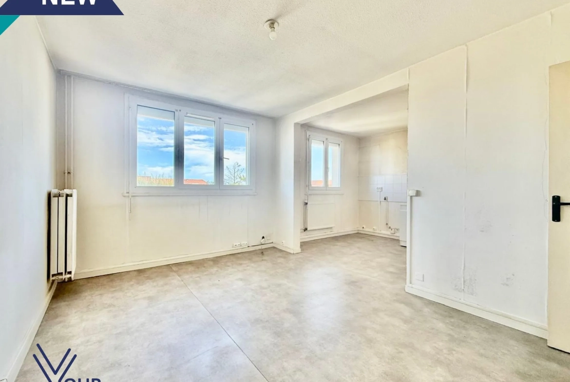Appartement T2 à Meyzieu – 47,40 m² avec balcon, proche Groupama Stadium 