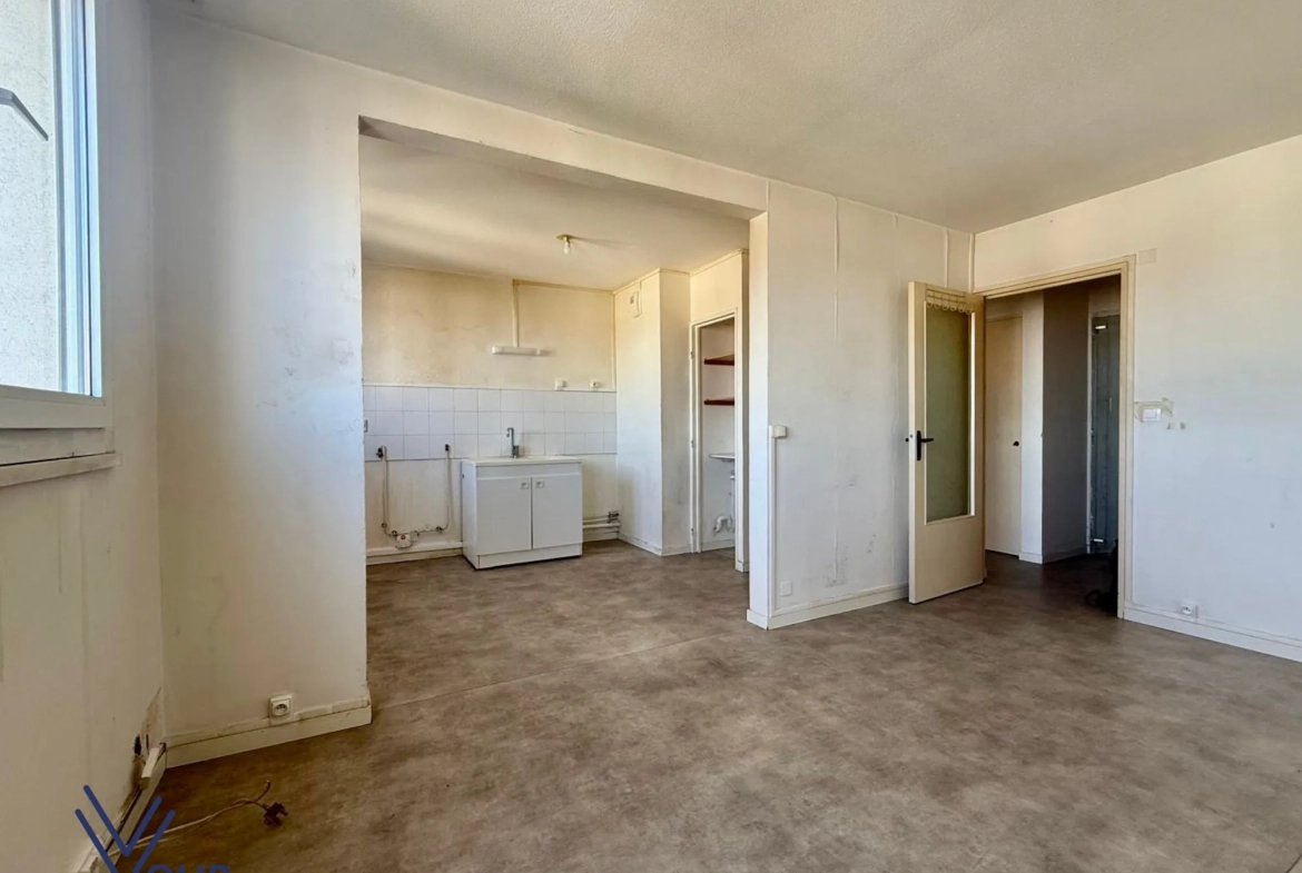 Appartement T2 à Meyzieu – 47,40 m² avec balcon, proche Groupama Stadium 