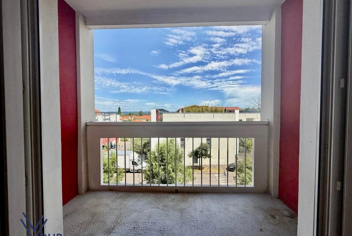 Appartement T2 à Meyzieu – 47,40 m² avec balcon, proche Groupama Stadium 