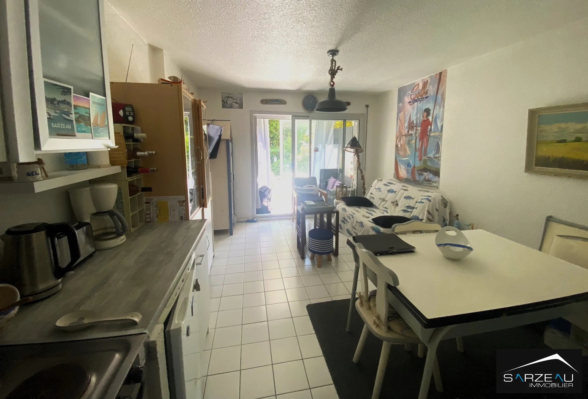 Bel appartement 2 pièces en rez-de-jardin à Sarzeau proche port et plages 