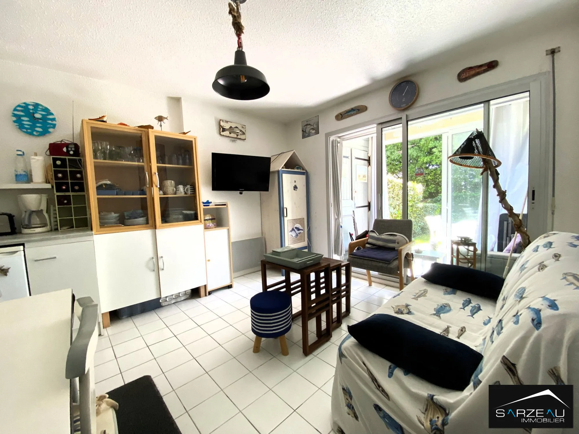 Bel appartement 2 pièces en rez-de-jardin à Sarzeau proche port et plages 