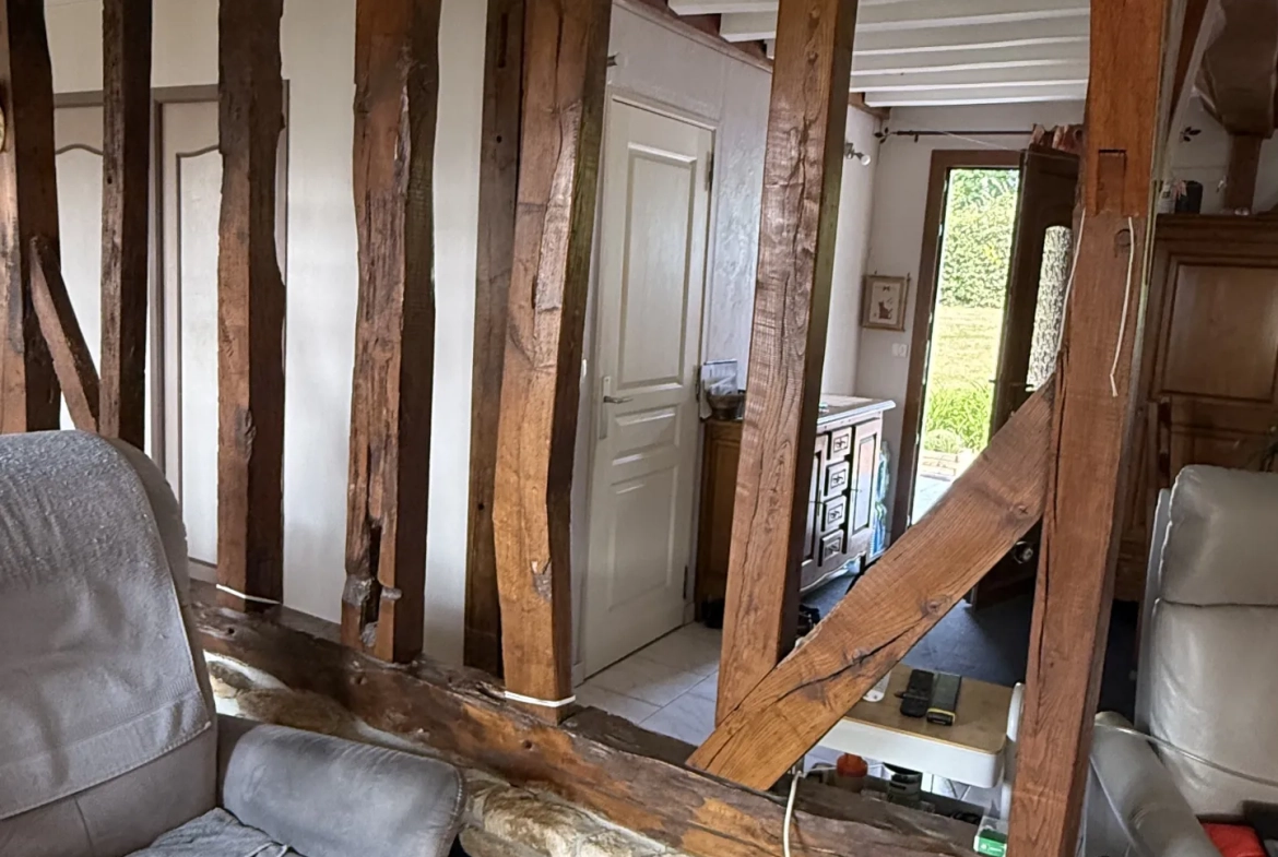 Maison familiale à vendre près de Livarot avec grand parc et vie de plain-pied 