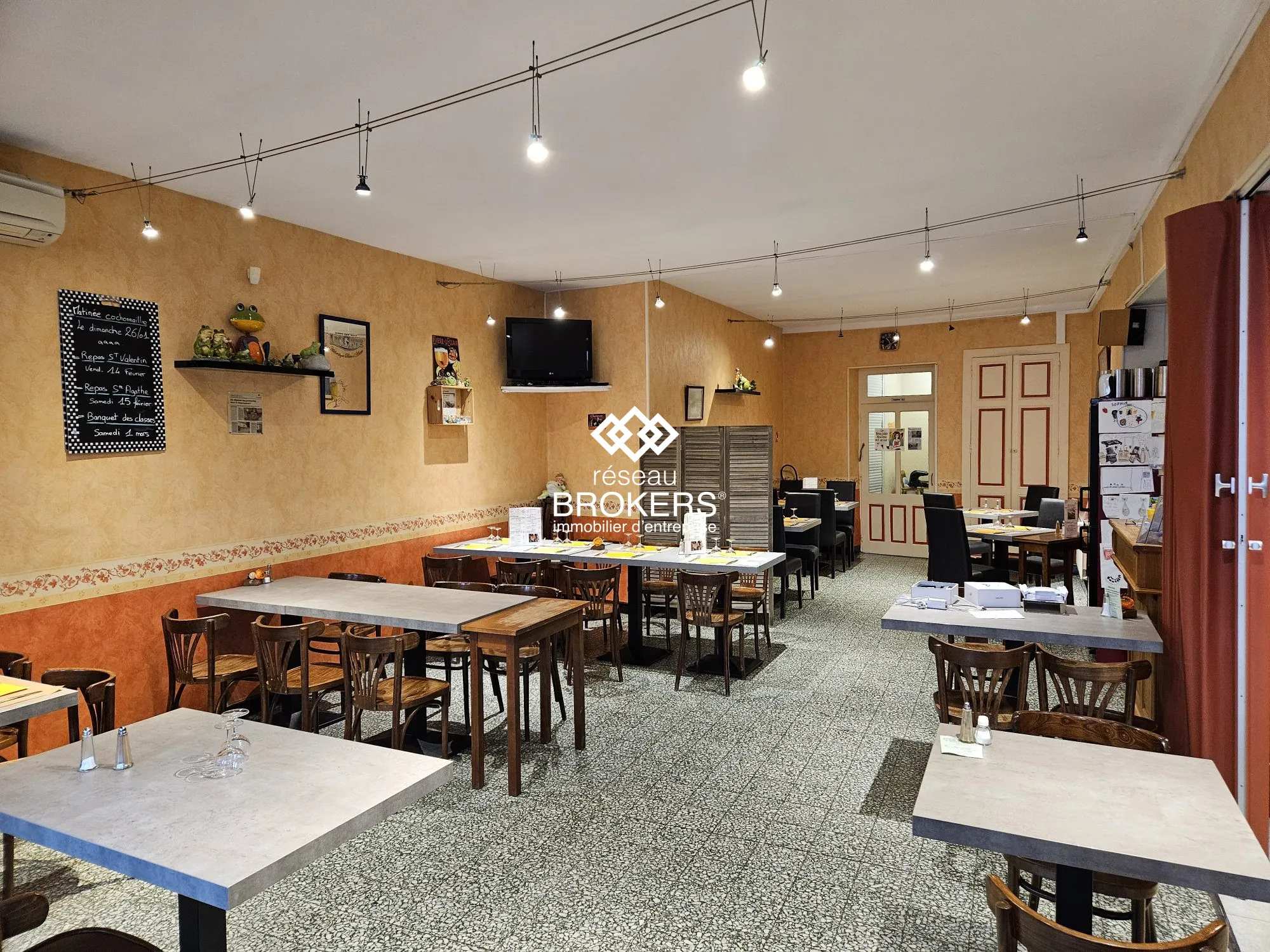 Commerce restaurant-bar à vendre à Bourg-en-Bresse avec Licence IV 