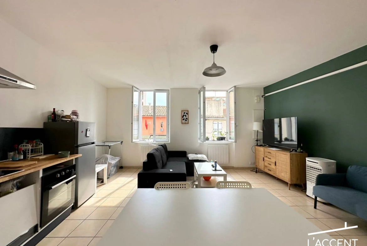 Appartement lumineux de 40 m² avec excellente rentabilité à Nîmes 