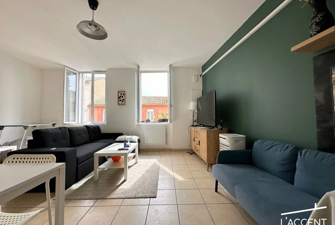Appartement lumineux de 40 m² avec excellente rentabilité à Nîmes 