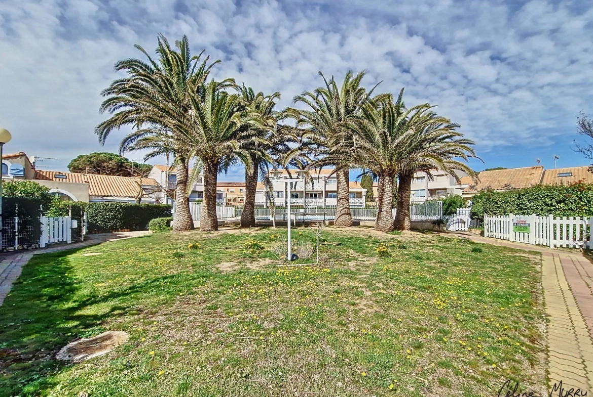 Villa T2 avec piscine et terrasse à vendre à Valras-Plage 