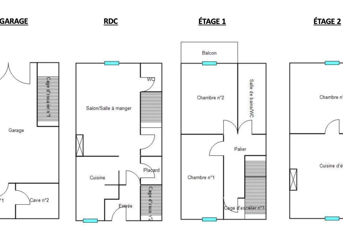 Charmante maison de ville de 123 m² avec garage à Saint Georges de Luzençon 