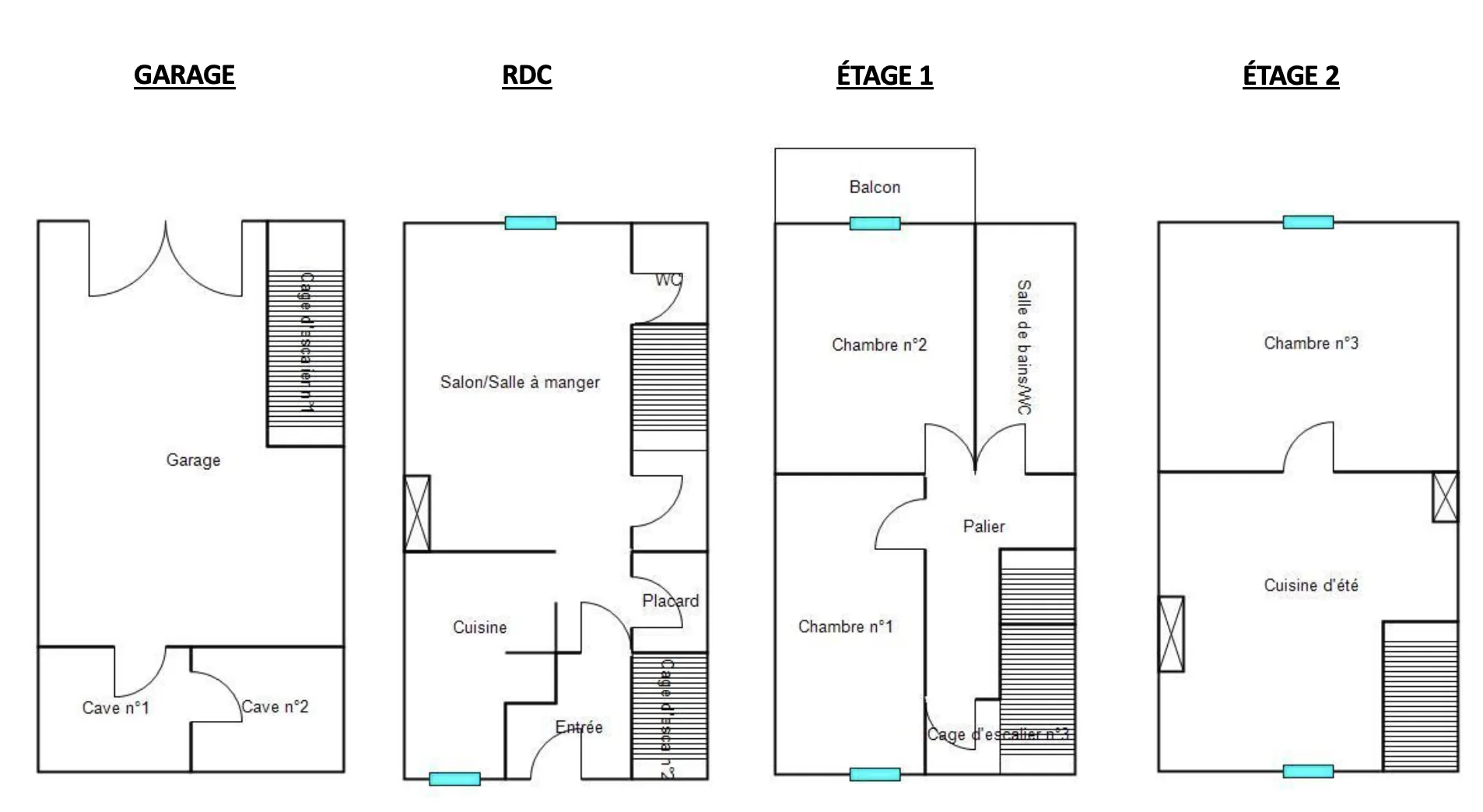 Charmante maison de ville de 123 m² avec garage à Saint Georges de Luzençon 