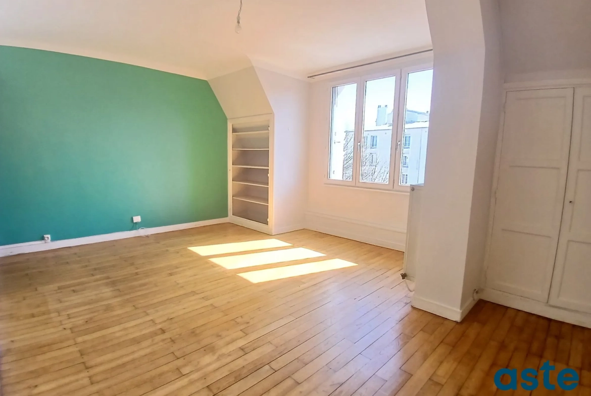 Appartement T3 lumineux à Brest avec cave et jardin collectif 