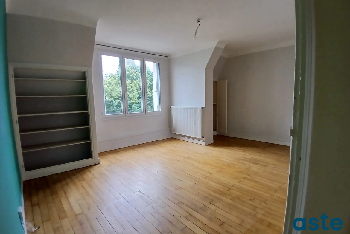 Appartement T3 lumineux à Brest avec cave et jardin collectif 