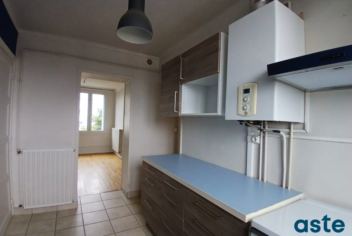 Appartement T3 lumineux à Brest avec cave et jardin collectif 
