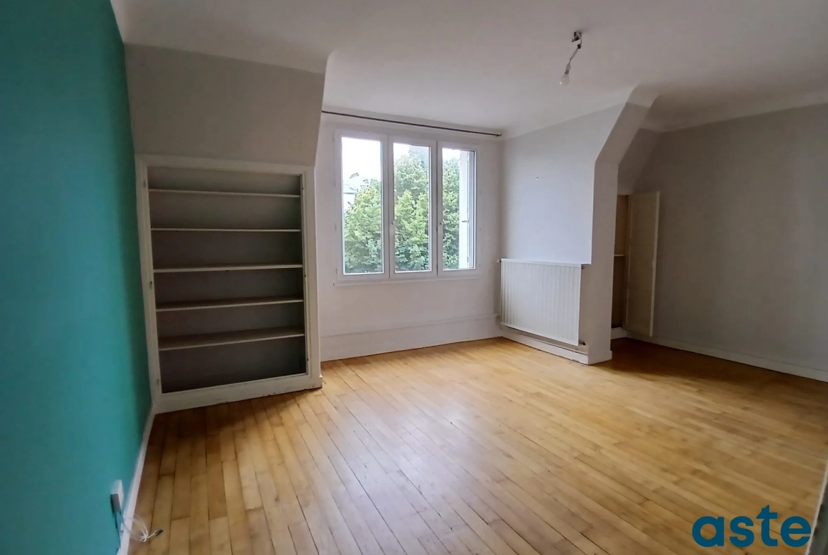 Appartement T3 lumineux à Brest avec cave et jardin collectif 