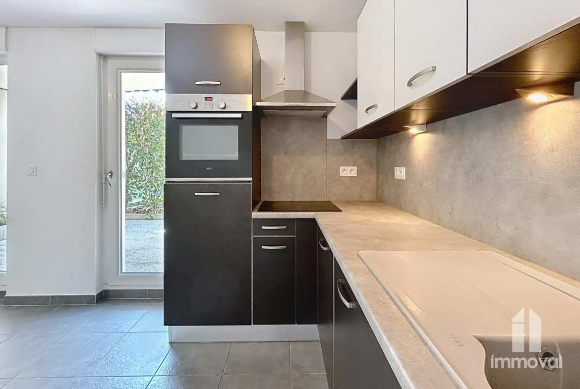 Magnifique appartement 2 pièces avec terrasse et jardin à Schiltigheim, proche Strasbourg 