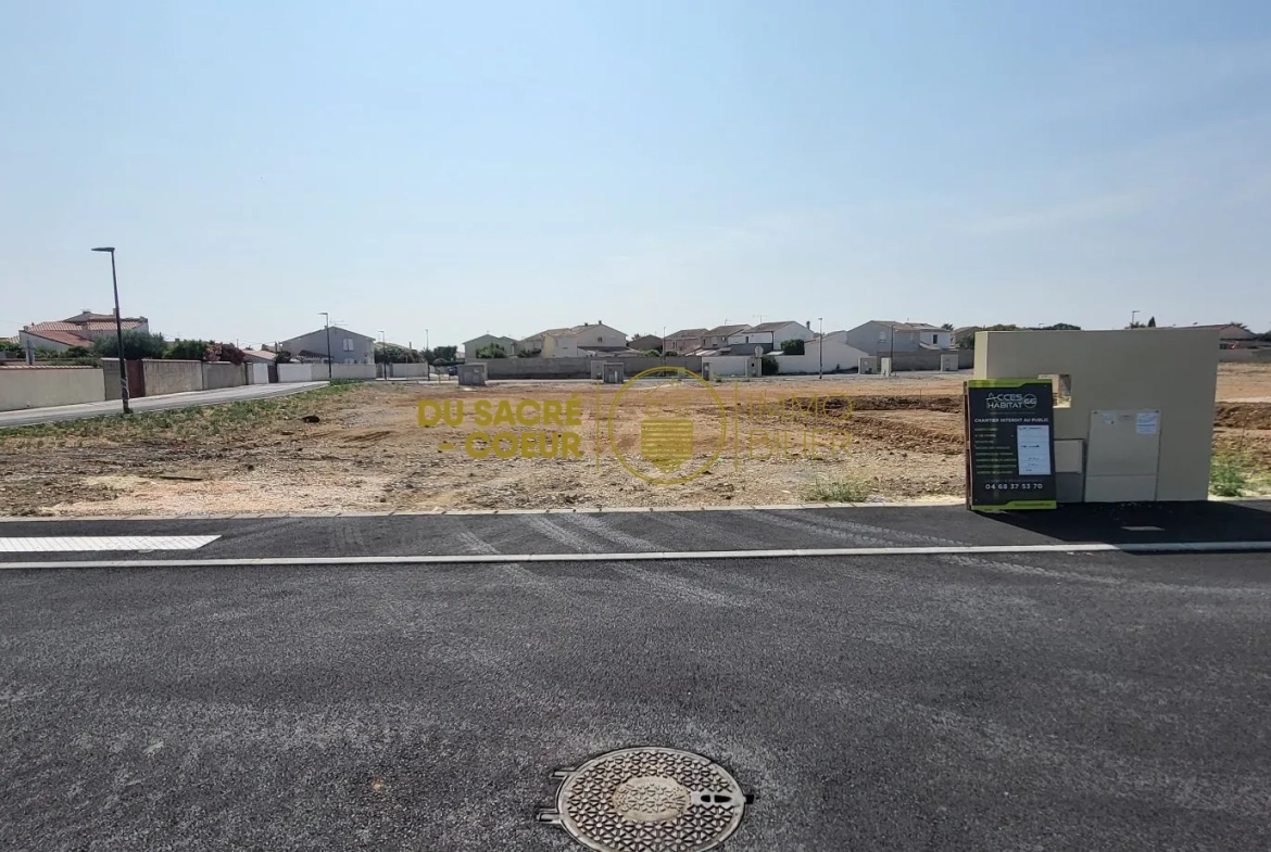Parcelles constructibles à Pia - Lotissement 'Le Standing' de 354 m² disponible 