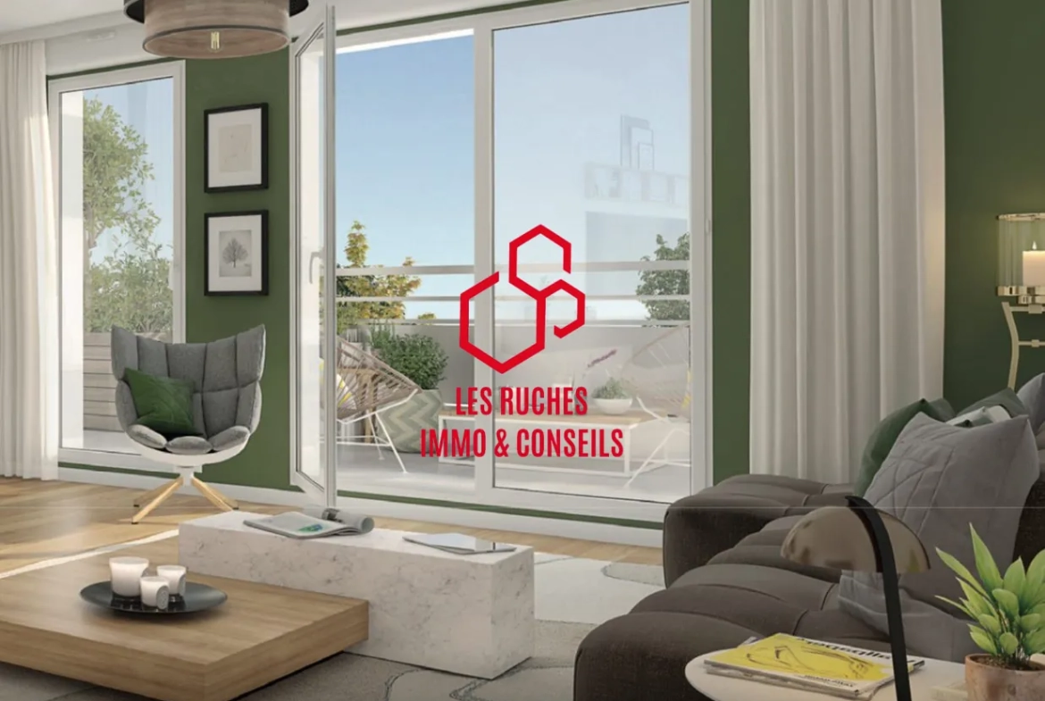Appartements T3 neufs lumineux avec balcon et parking à Noisy-le-Grand 