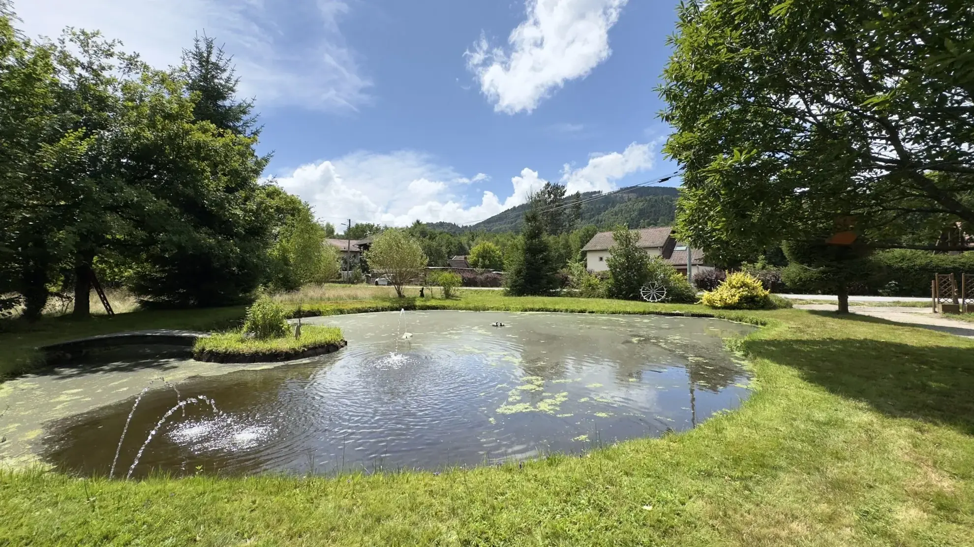 Chalet avec étang privé et terrain constructible à Ban-sur-Meurthe-Clefcy 