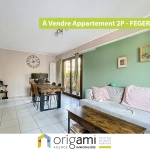 À vendre appartement 2 pièces avec balcon, garage et piscine à Fegersheim