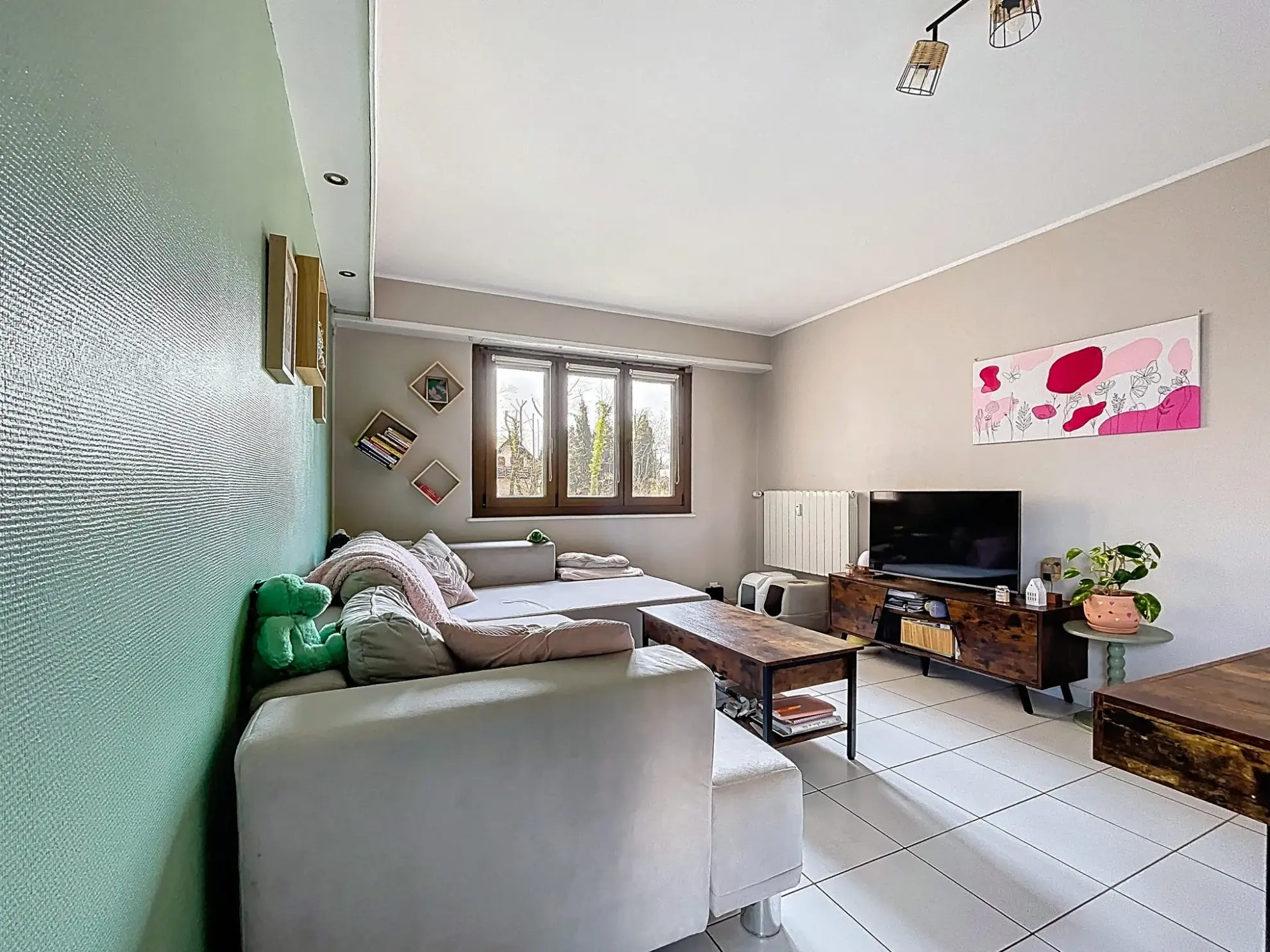 À vendre appartement 2 pièces avec balcon, garage et piscine à Fegersheim 