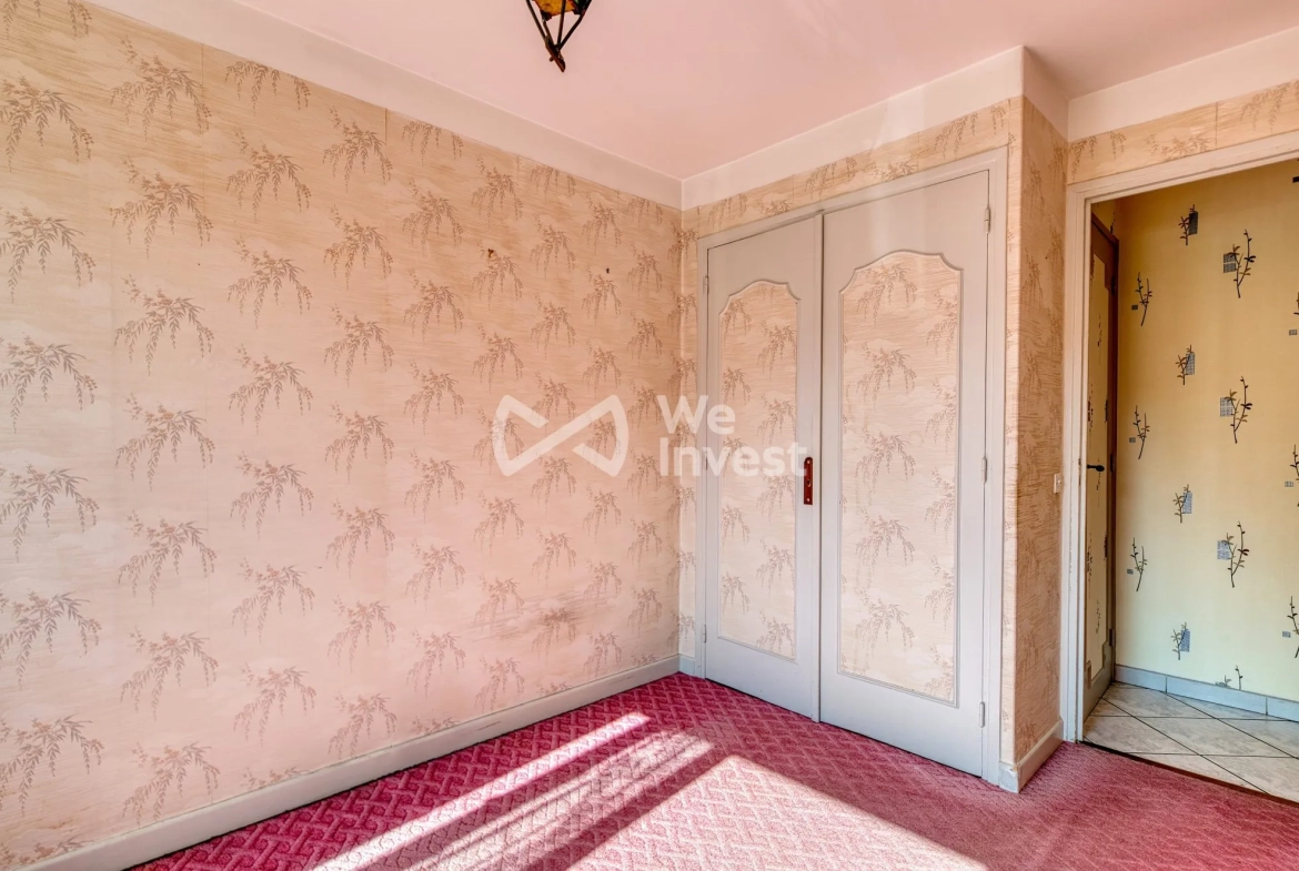 Appartement T3 à vendre à Feyzin – Proche Lyon, 67 m² avec parking, sécurisé et à rafraîchir 