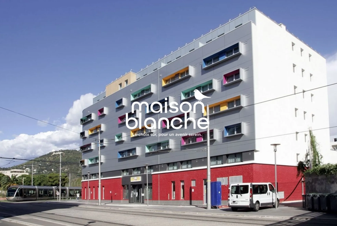 Studio à NICE avec bail commercial, rendement de 5,4 % et gestion simplifiée 
